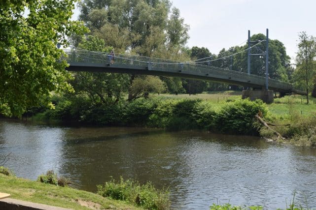 Hängebrücke Brücke über die Sieg